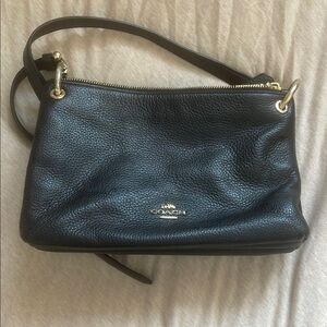 Coach Black Leather Women's Bag